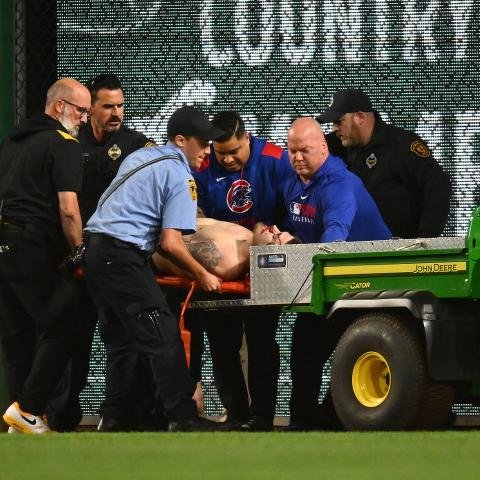 Male fan falls from stands at Pittsburgh Pirates game against Chicago Cubs