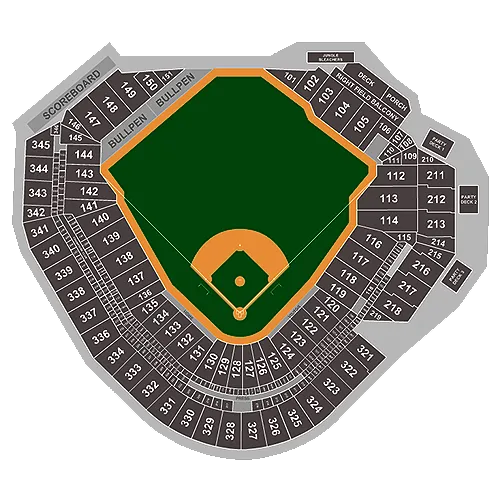 Comerica Park seating map Comerica Park seating map