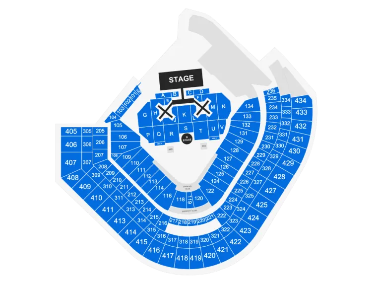 Daikin Park concert seating map Daikin Park concert seating map
