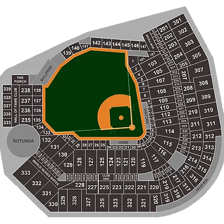 PNC Park seating map PNC Park seating map