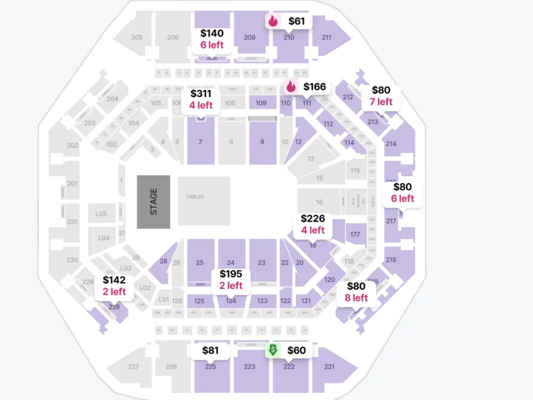 NBA Draft 2025 seat map - Barclays Center NBA Draft 2025 seat map - Barclays Center